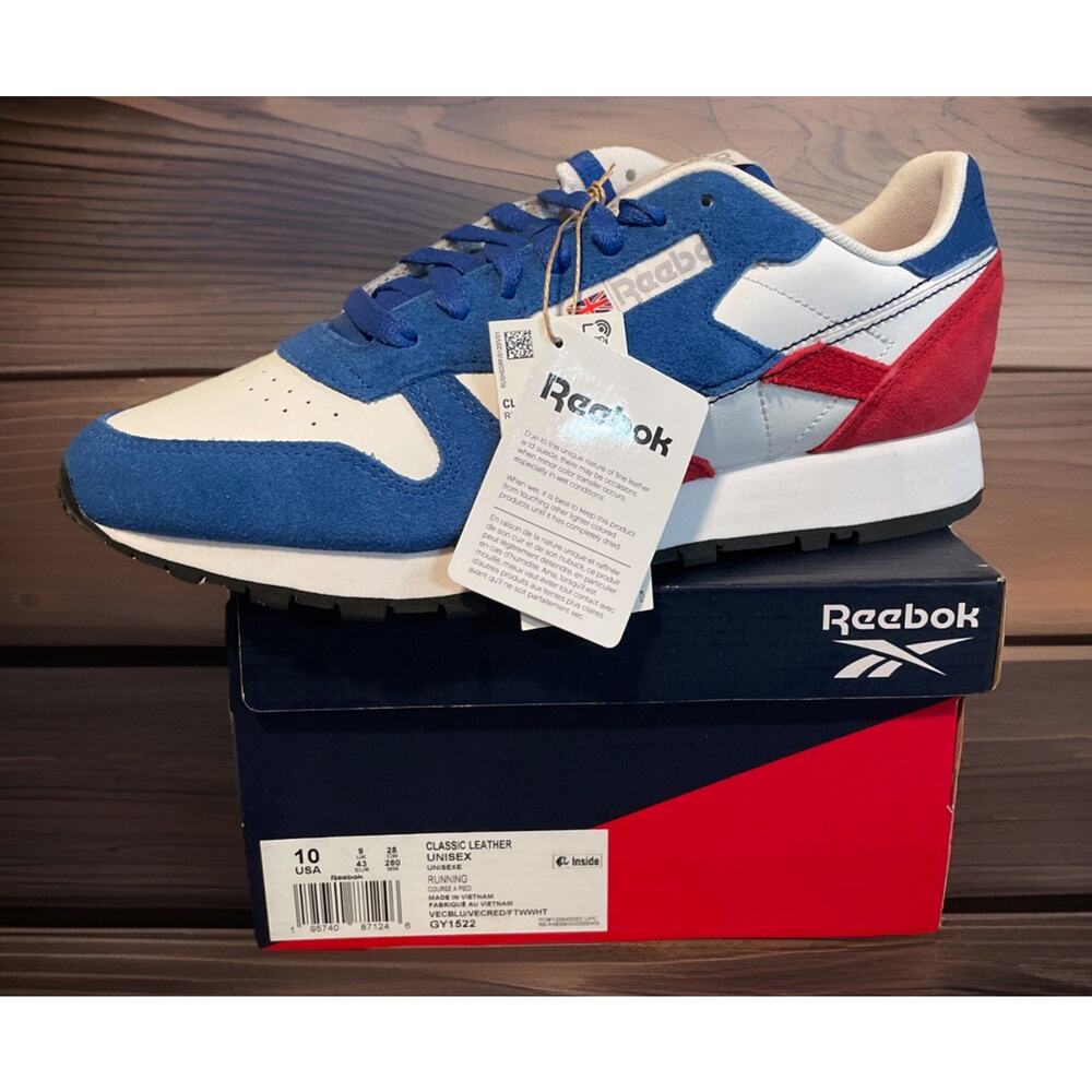 Reebok CLASSIC Leather Running Shoes Mens Size 10 New In Box Fast Shipping - Picture 4 of 10